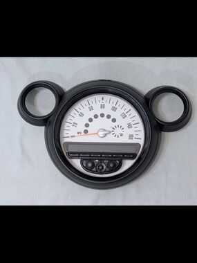 MINI Cooper Speedometer Cluster 9232432 R56 R57 R58 R59 Silver CD Media Gauge